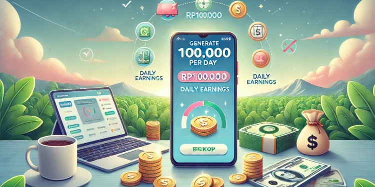 Aplikasi Penghasil Uang 100 Ribu Perhari Gratis