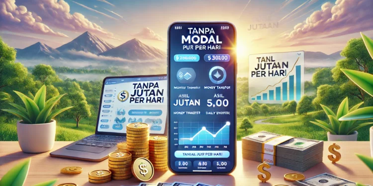 Aplikasi Penghasil Uang Jutaan Perhari Tanpa Modal