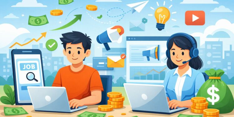 Pekerjaan Penghasil Uang Online